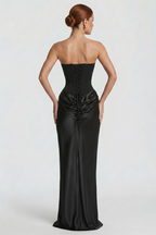 Amy Bustier Langes Kleid