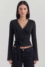Zaya Crossover-Bluse