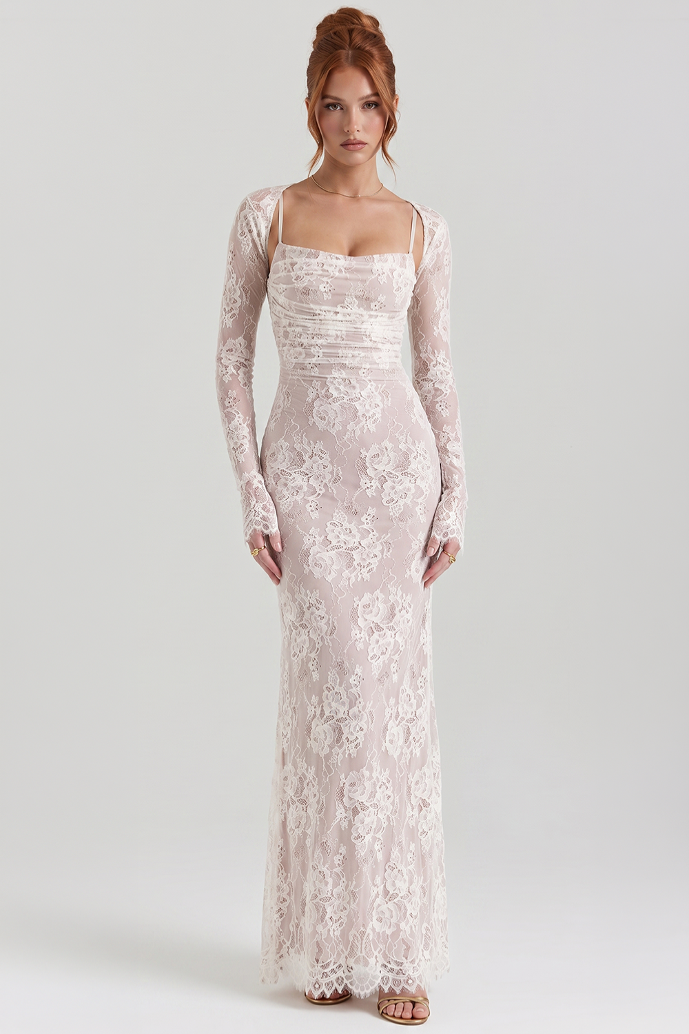 Briana Langes Bustierkleid