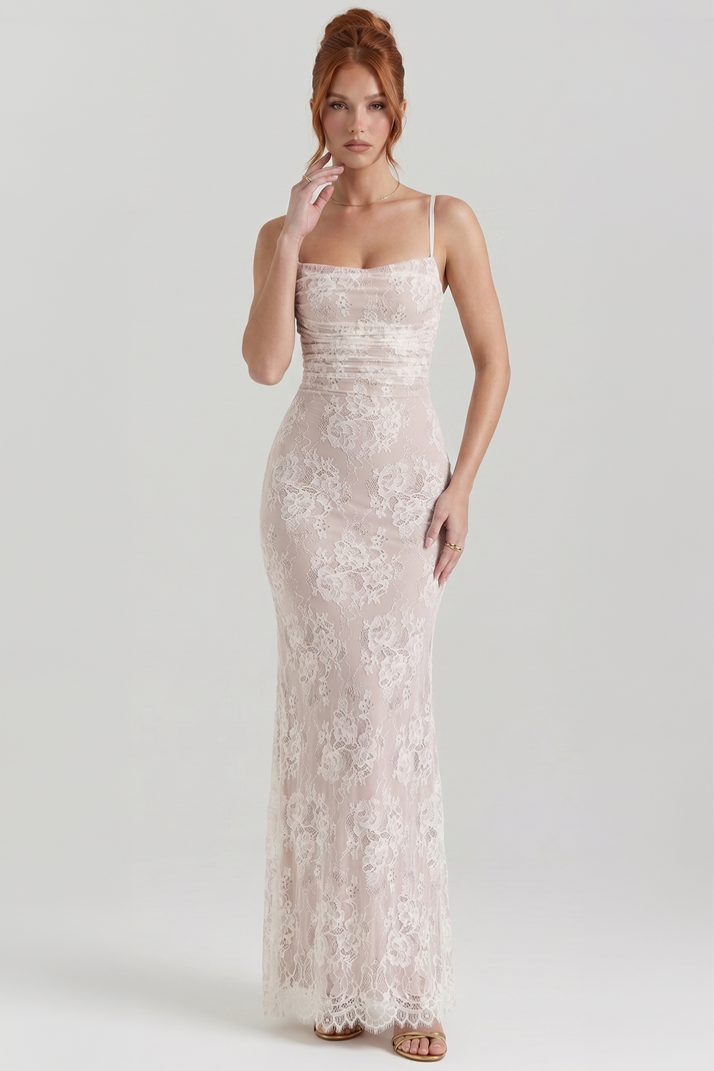 Briana Langes Bustierkleid