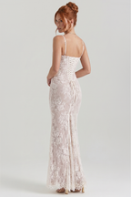 Briana Langes Bustierkleid