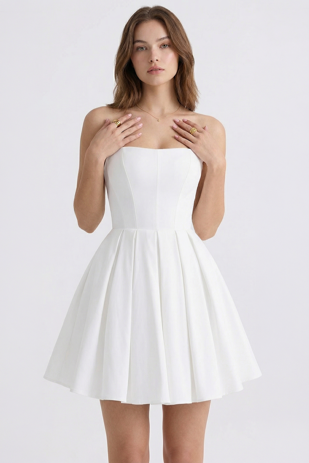 Kurzes Celeste-Kleid