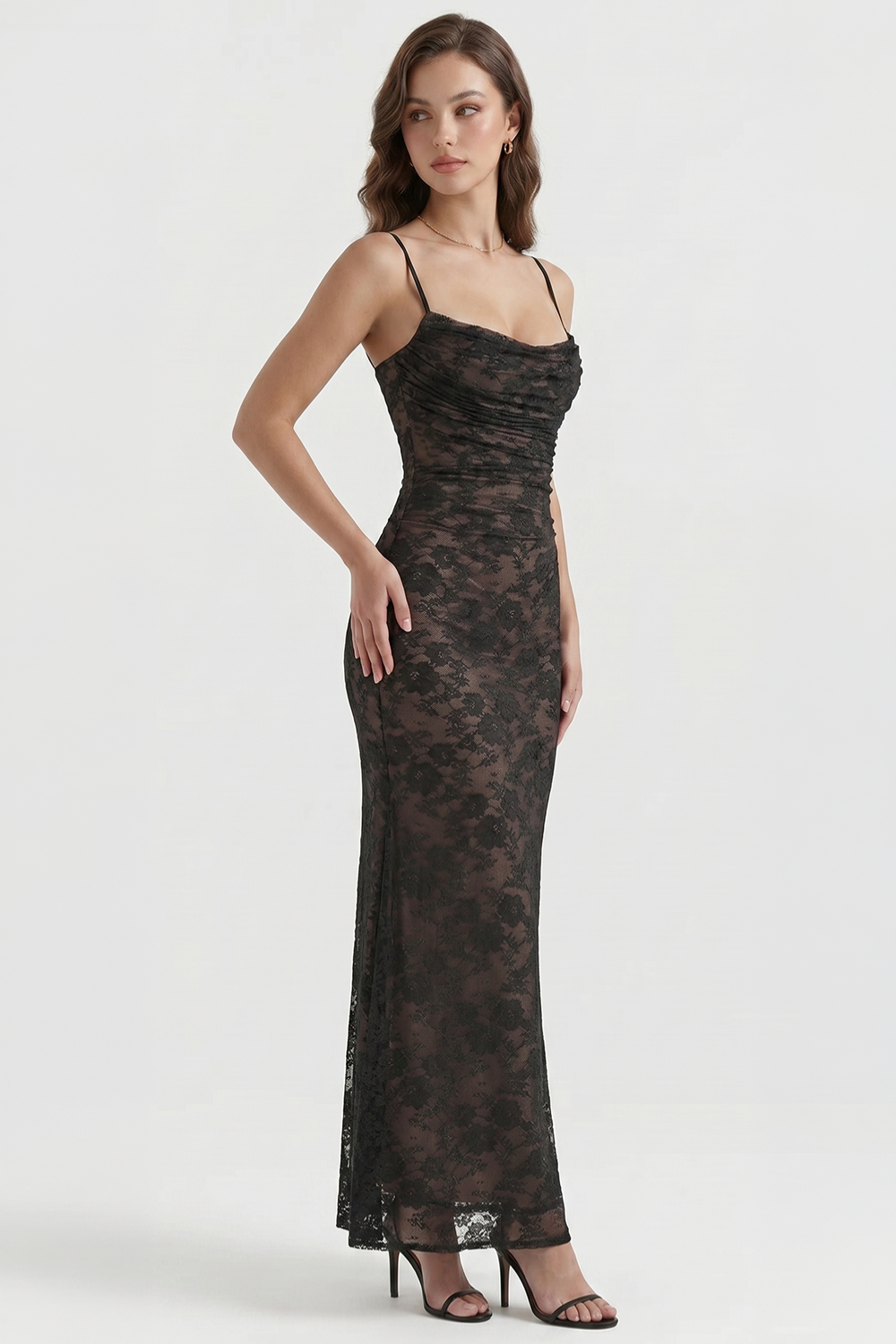 Briana Langes Bustierkleid