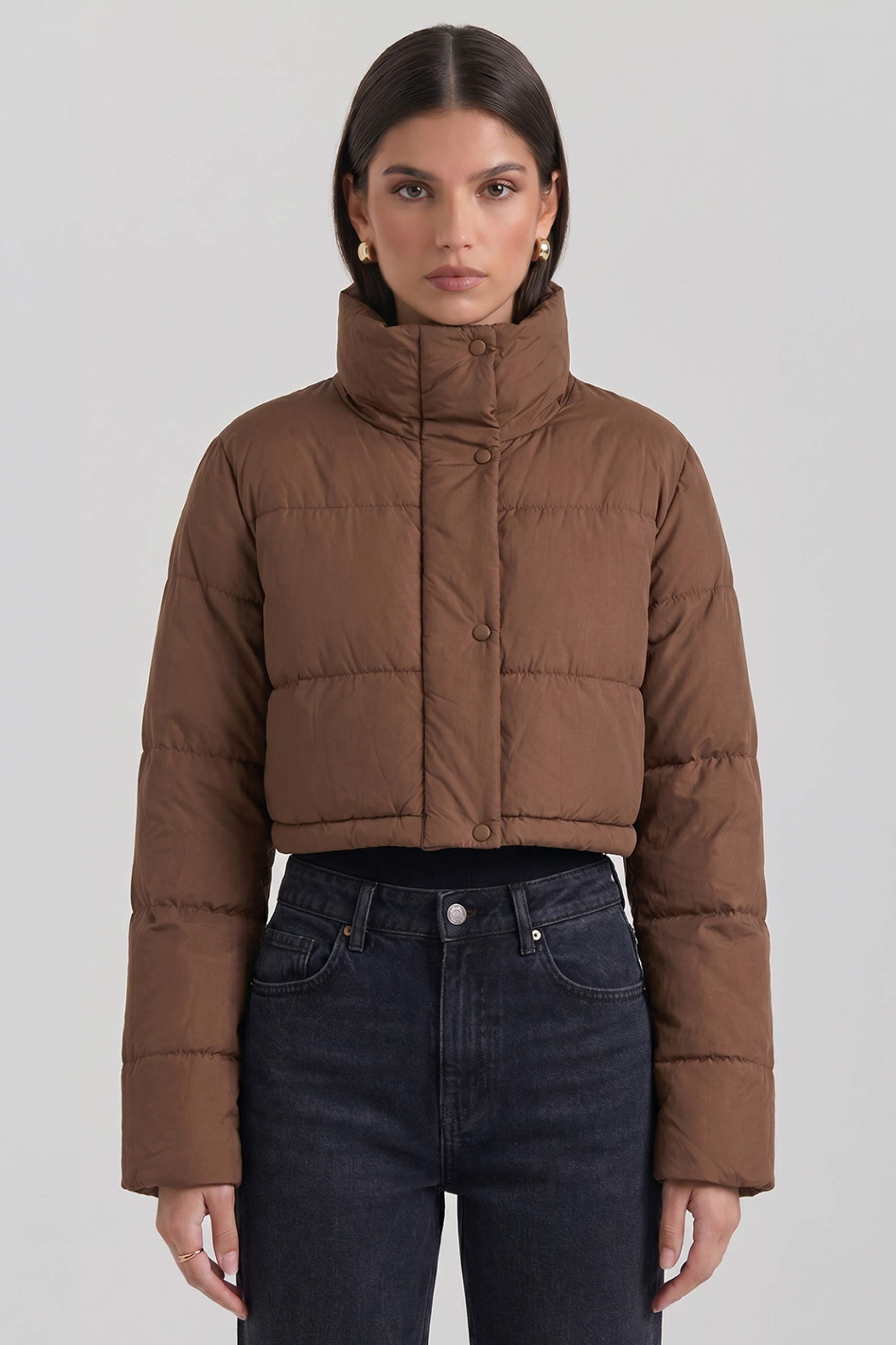 Kurze Pufferjacke