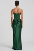 Amy Bustier Langes Kleid