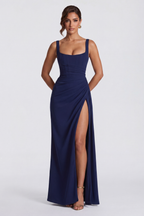 Karla Bustier Langes Kleid