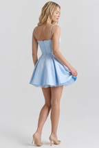 Kurzes Cloe-Kleid – doppellagig