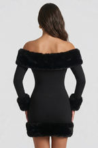 Schulterfreies Tiffany-Kleid