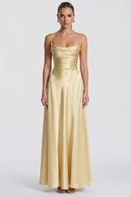 Maya Bustier Langes Kleid