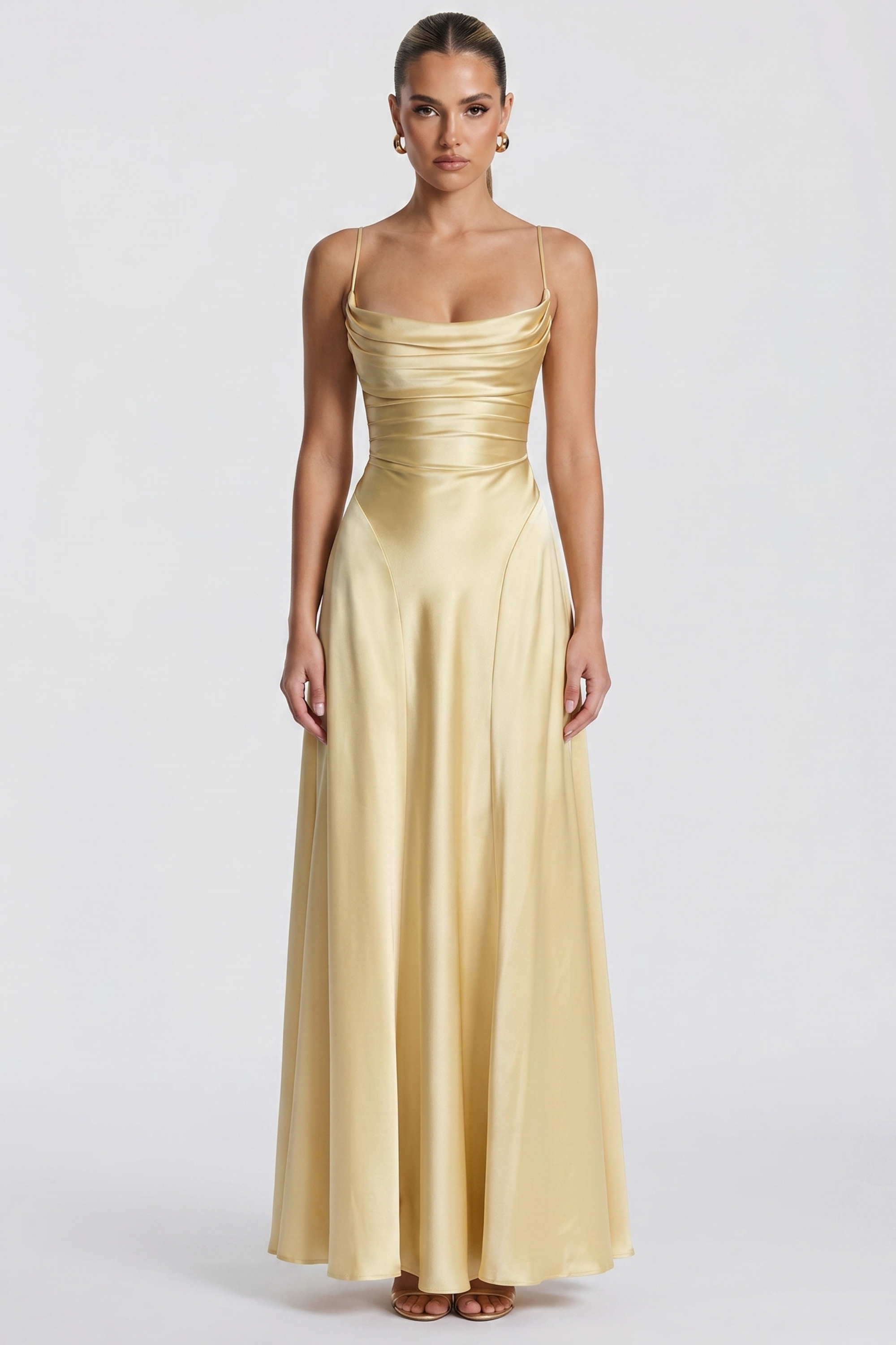 Maya Bustier Langes Kleid