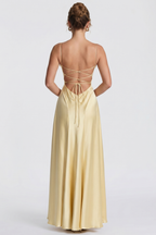 Maya Bustier Langes Kleid
