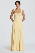Lorena Bustier Langes Kleid