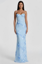 Wiener Bustier-langes Kleid