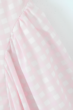 Kariertes Bustierkleid