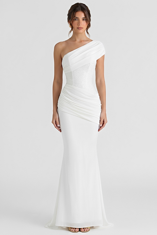 Adele Bustier Langes Kleid