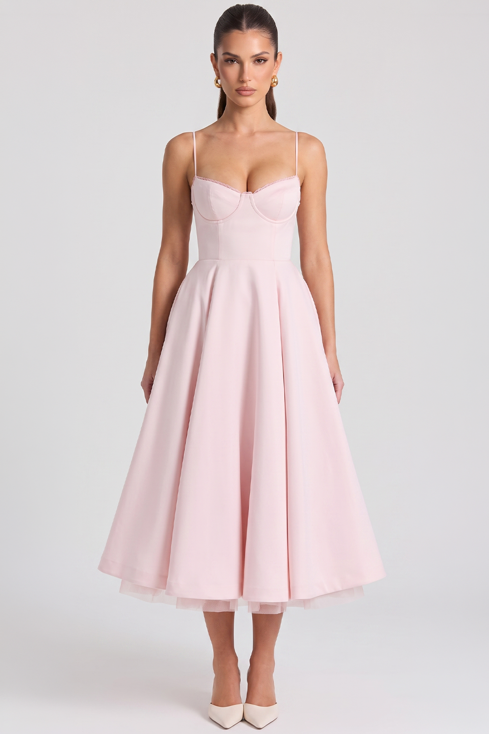 Cloe Midikleid – doppellagig