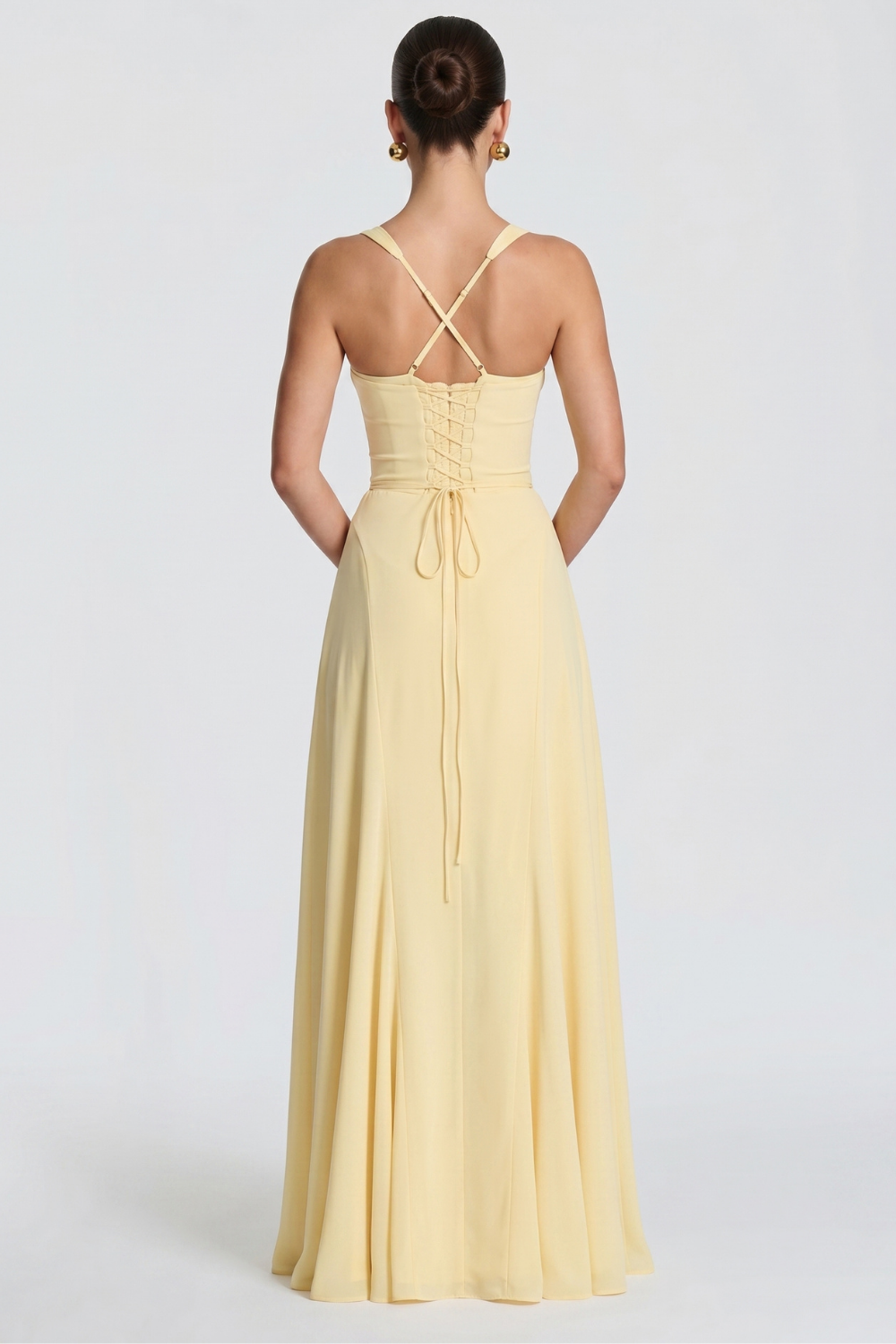 Lorena Bustier Langes Kleid