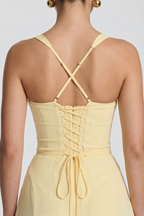Lorena Bustier Langes Kleid