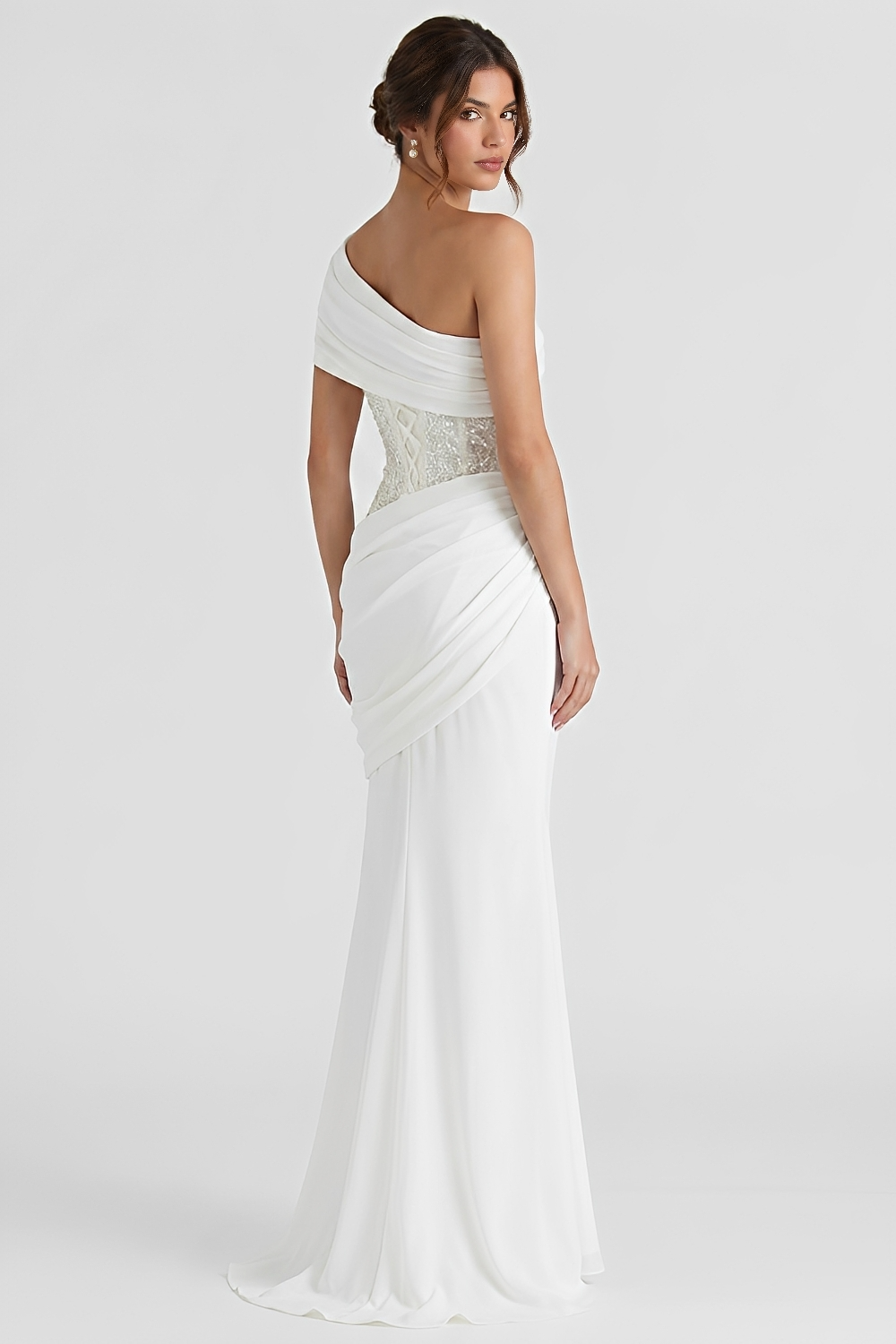 Adele Bustier Langes Kleid