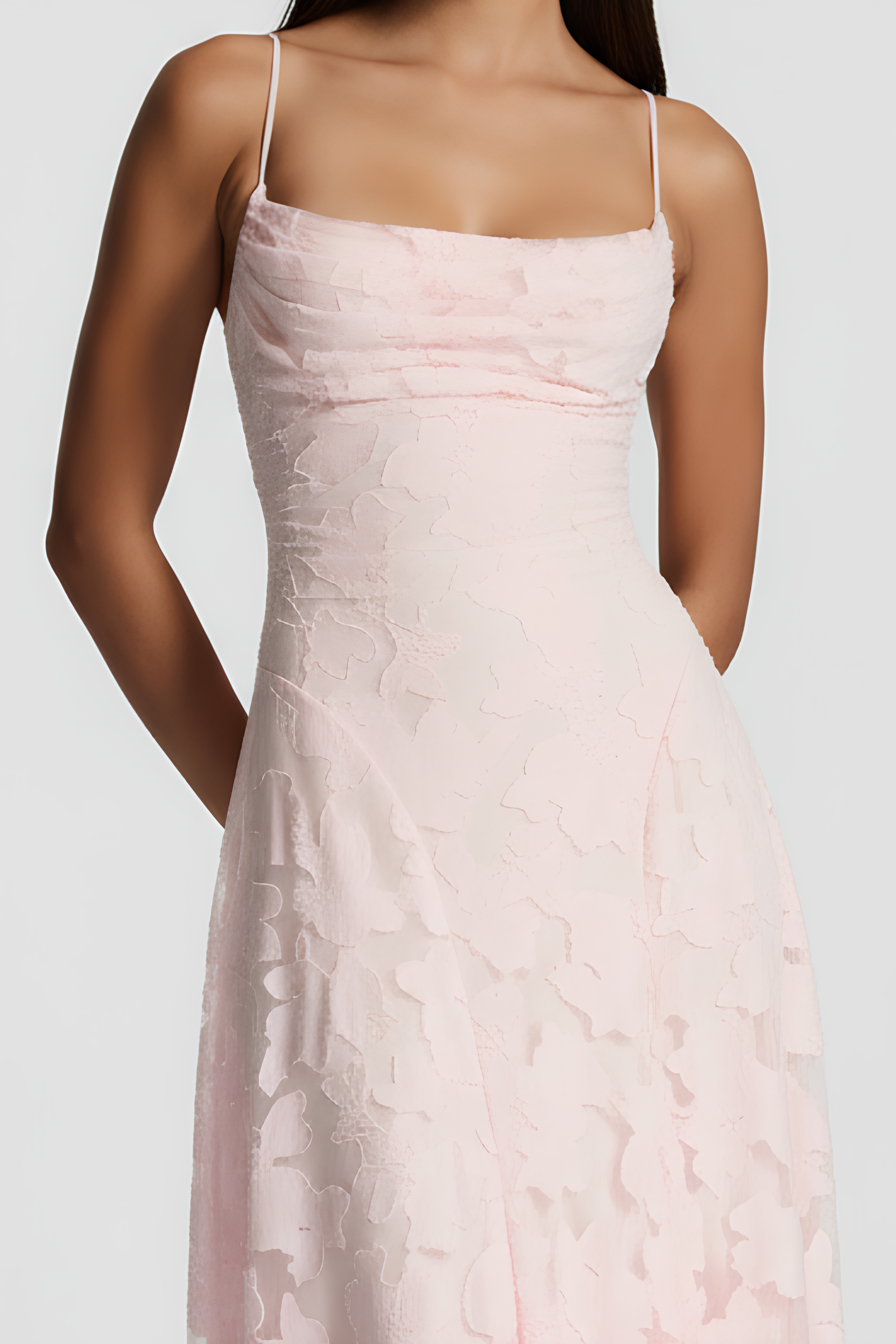 Marta Bustier Langes Kleid