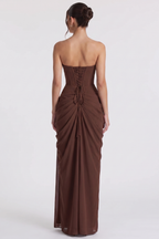 Helena Bustier Langes Kleid