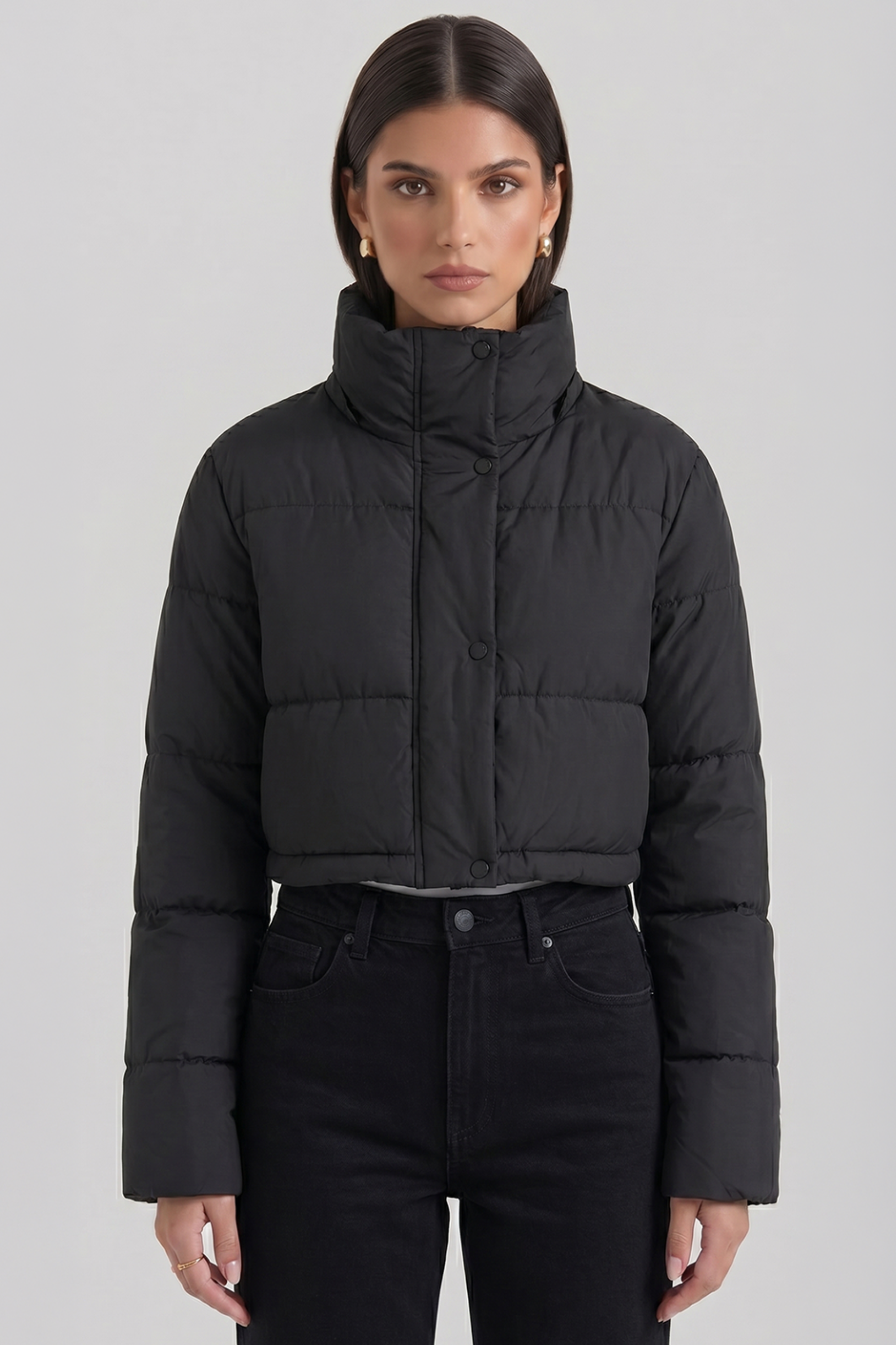Kurze Pufferjacke