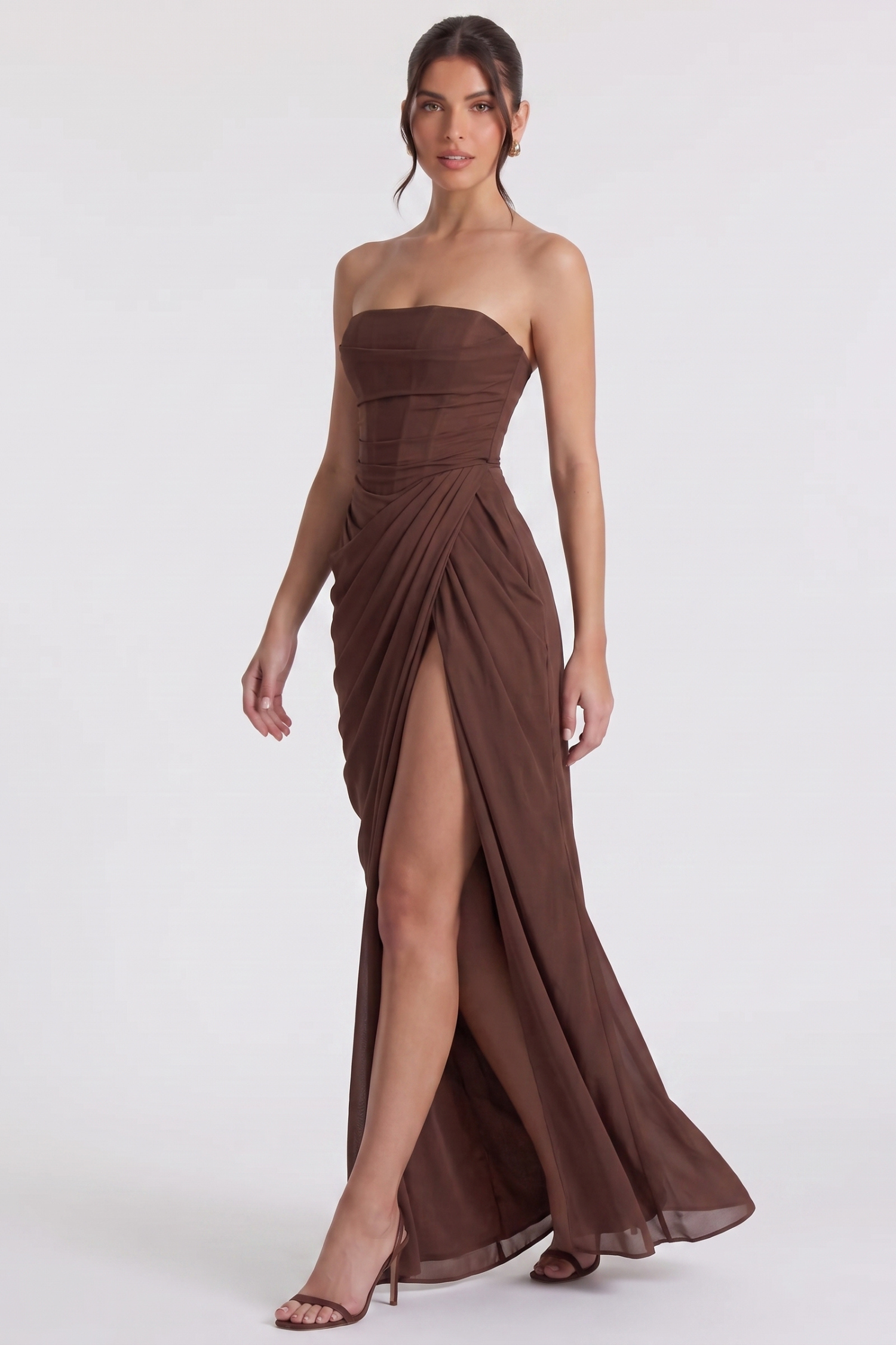 Helena Bustier Langes Kleid