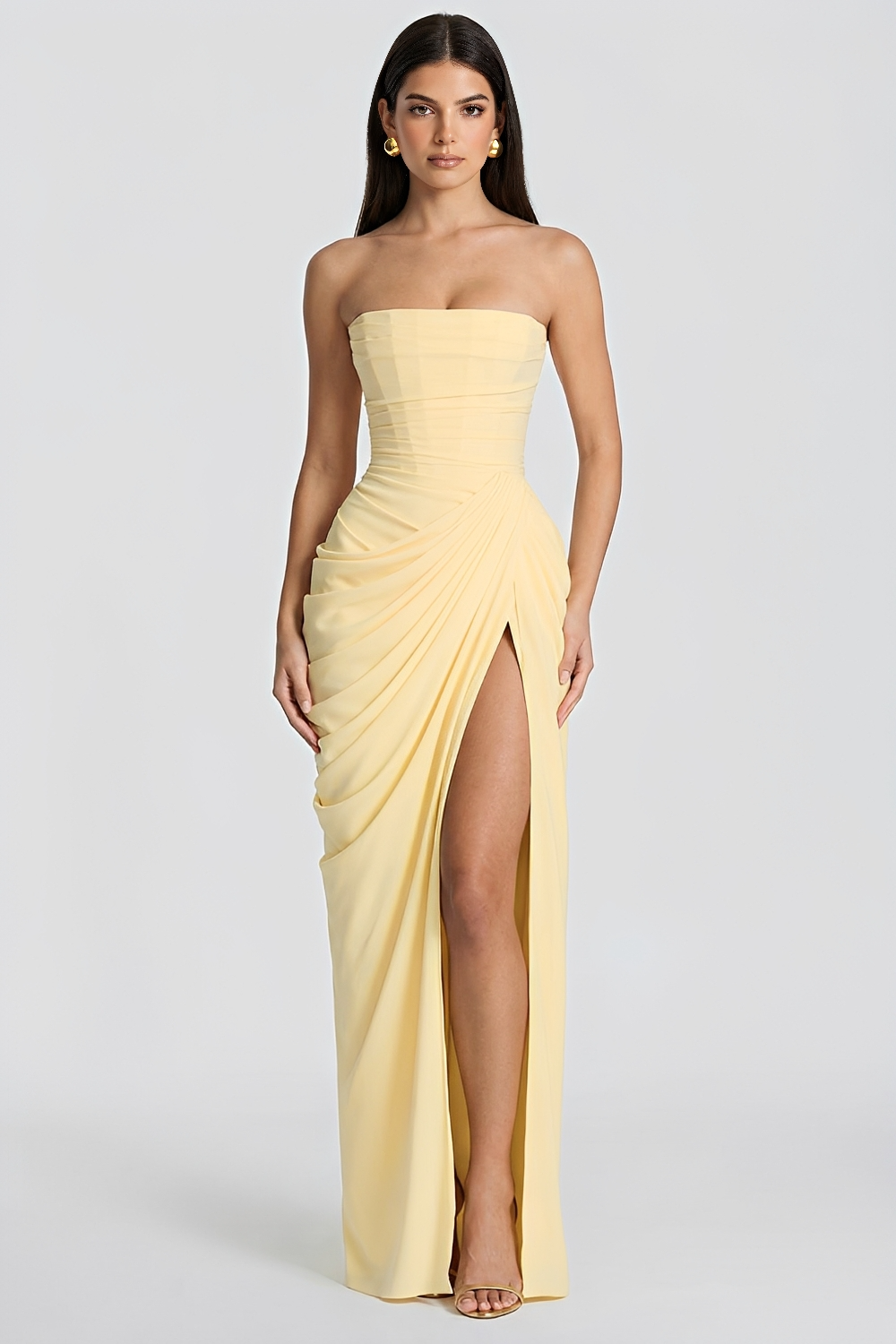 Helena Bustier Langes Kleid