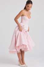 Cloe Midikleid – doppellagig