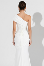 Adele Bustier Langes Kleid