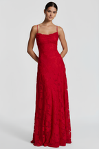 Marta Bustier Langes Kleid