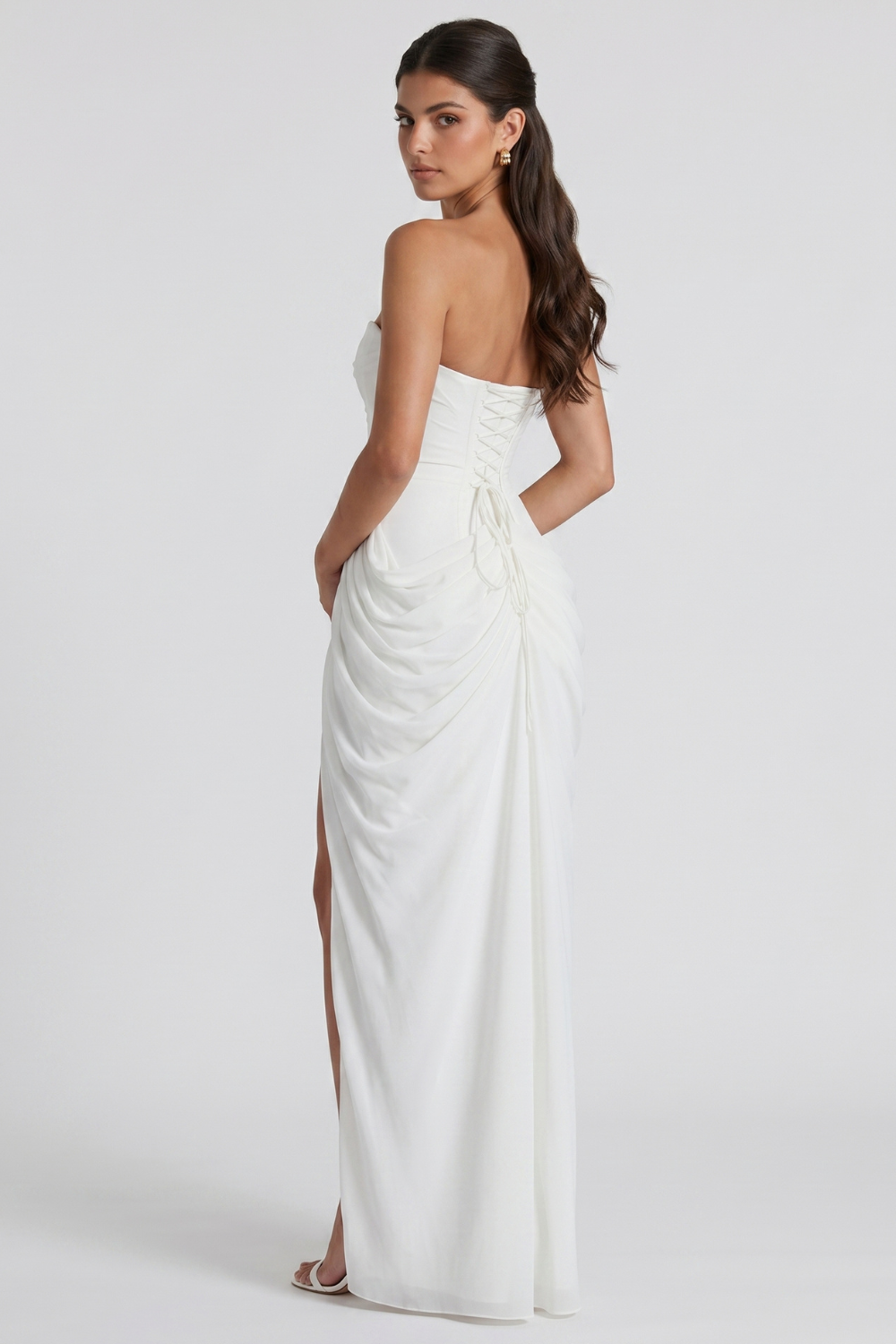 Helena Bustier Langes Kleid