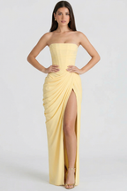Helena Bustier Langes Kleid