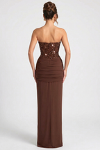 Gladys langes Bustierkleid