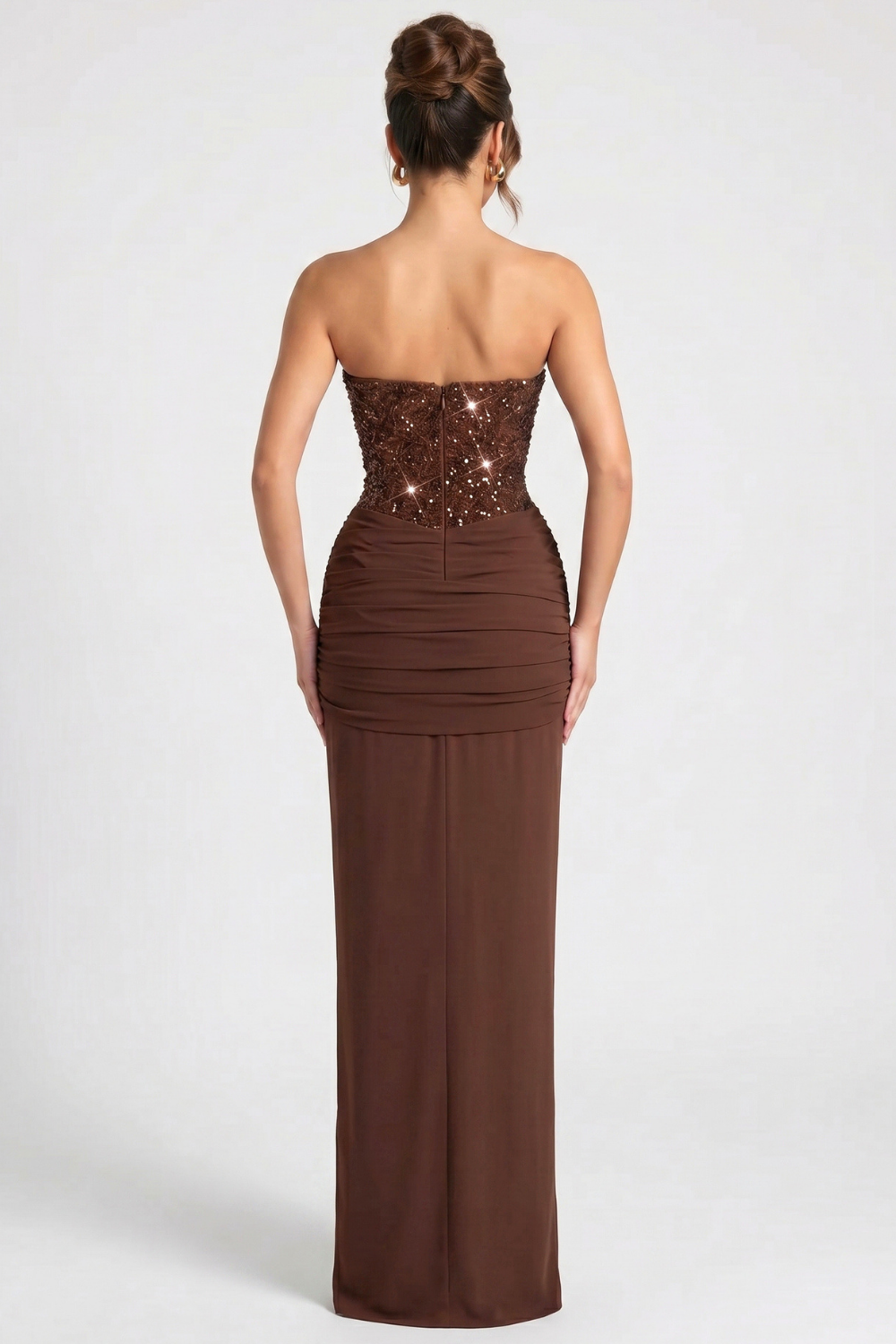 Gladys langes Bustierkleid