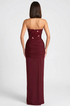 Gladys langes Bustierkleid