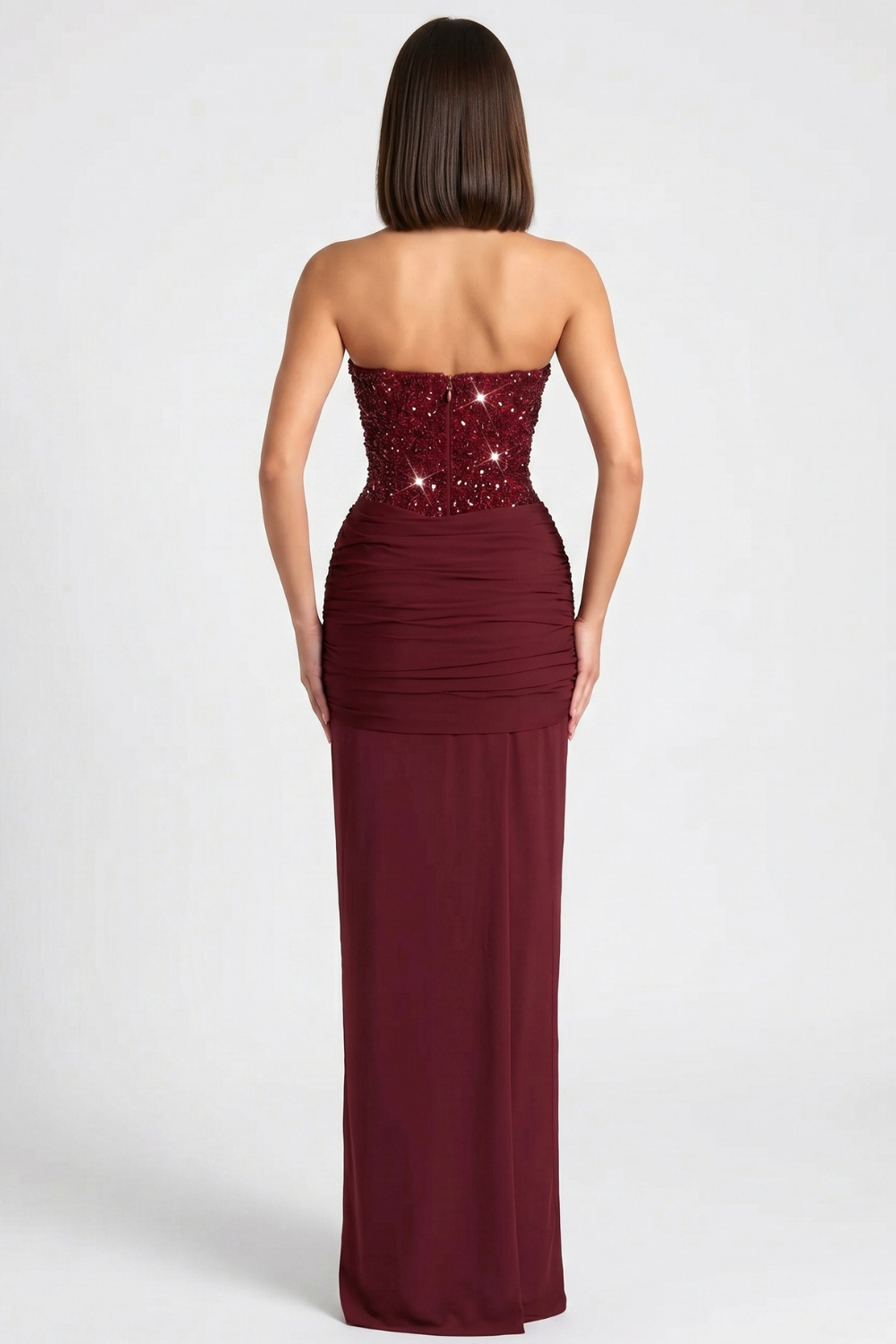 Gladys langes Bustierkleid