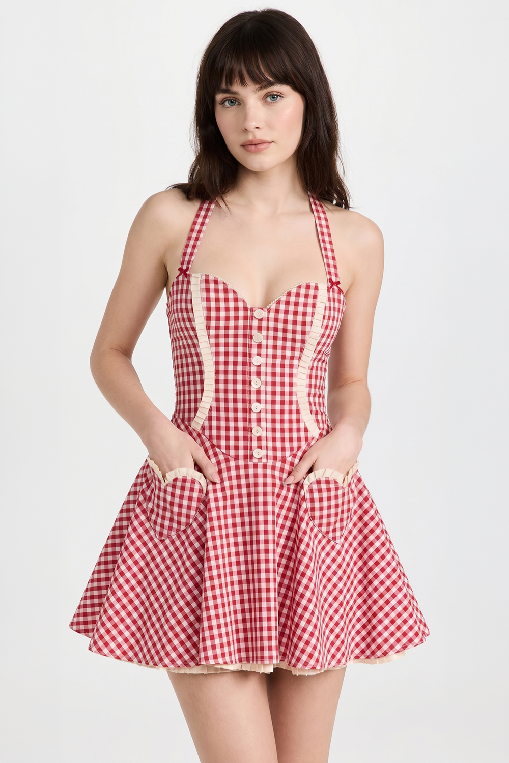 Schönes kurzes Kleid
