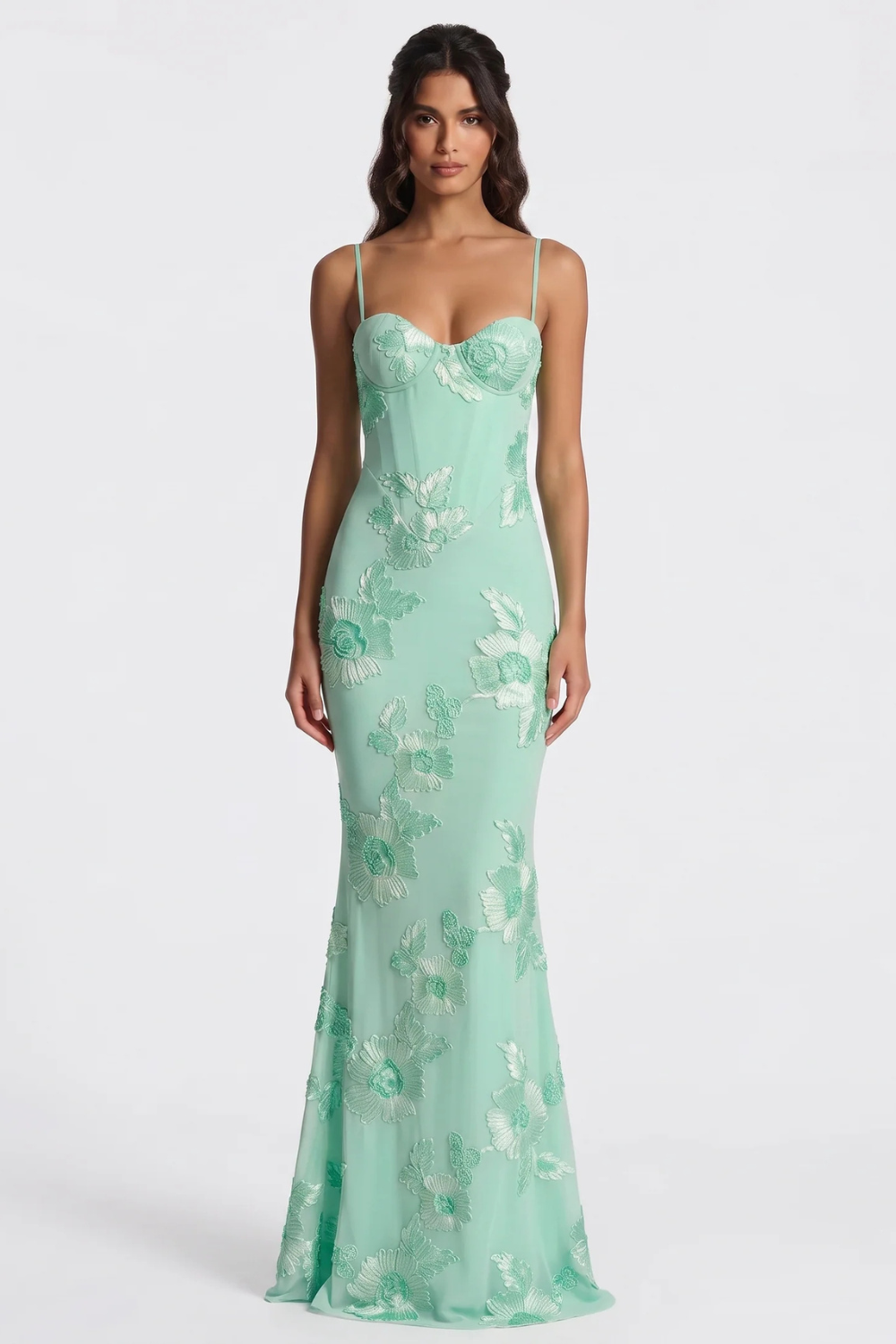Wiener Bustier-langes Kleid