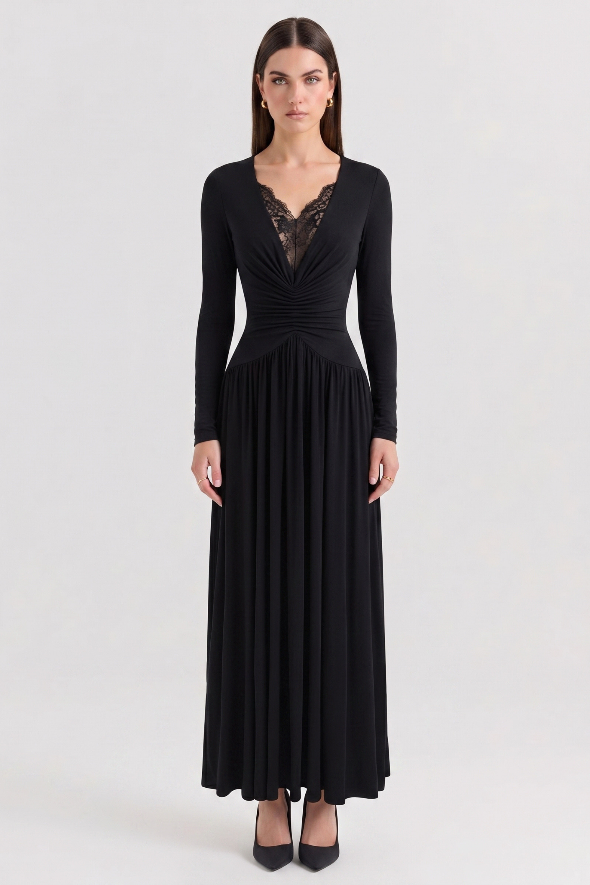 Talia Langes Kleid