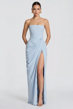 Helena Bustier Langes Kleid
