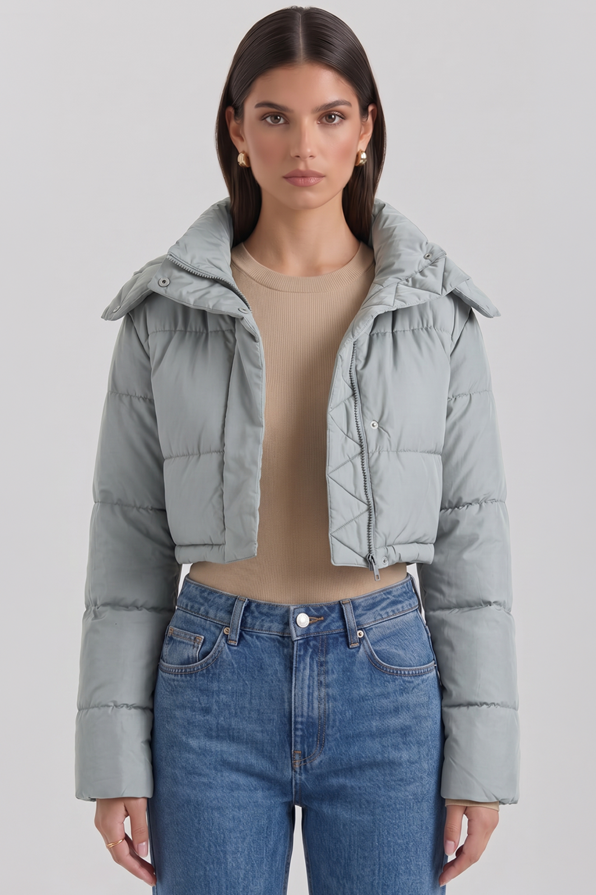 Kurze Pufferjacke