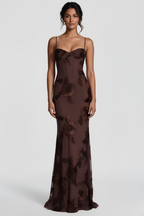 Wiener Bustier-langes Kleid