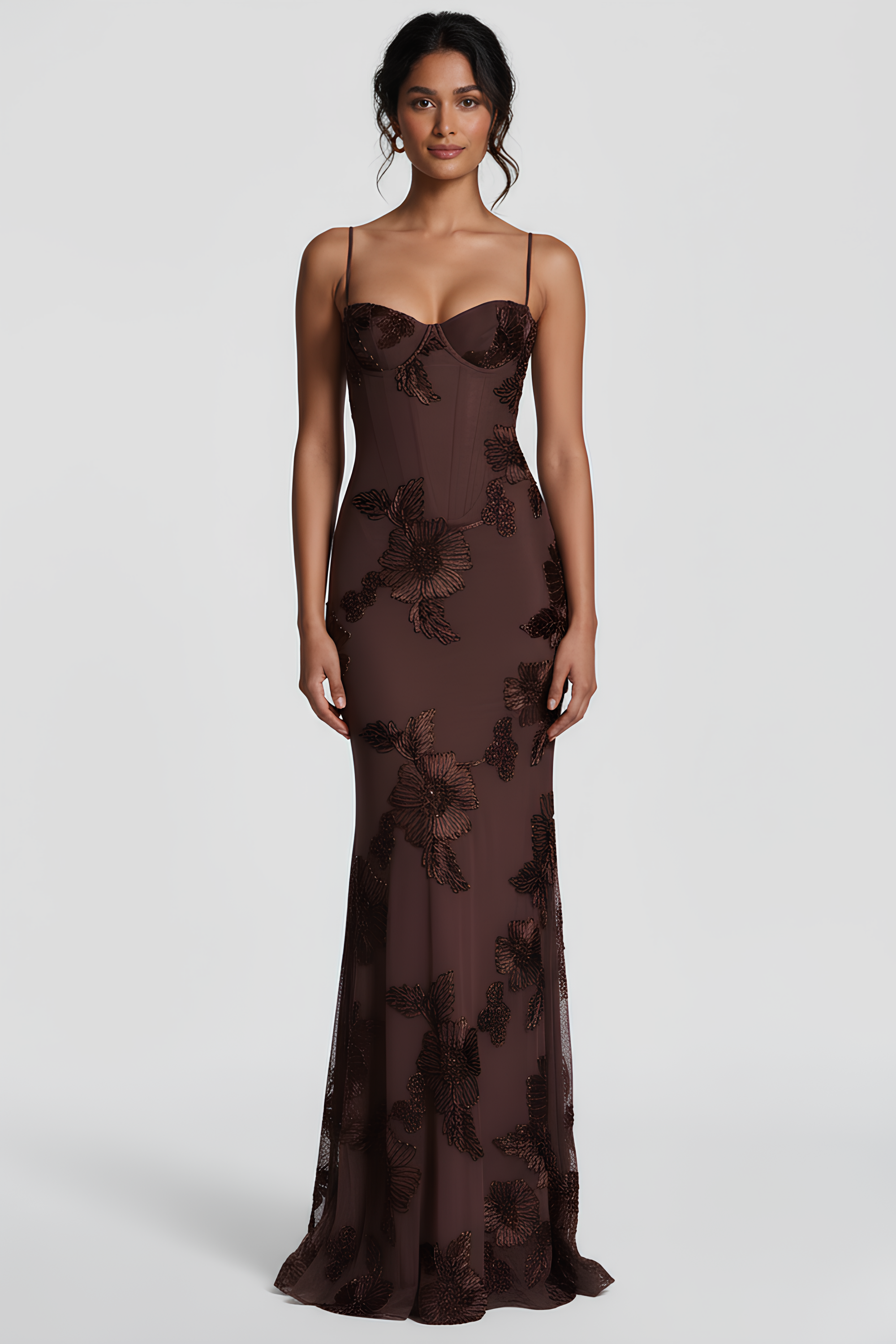 Wiener Bustier-langes Kleid