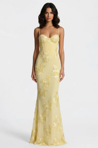 Wiener Bustier-langes Kleid