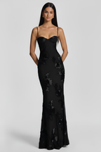 Wiener Bustier-langes Kleid
