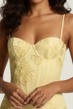 Wiener Bustier-langes Kleid