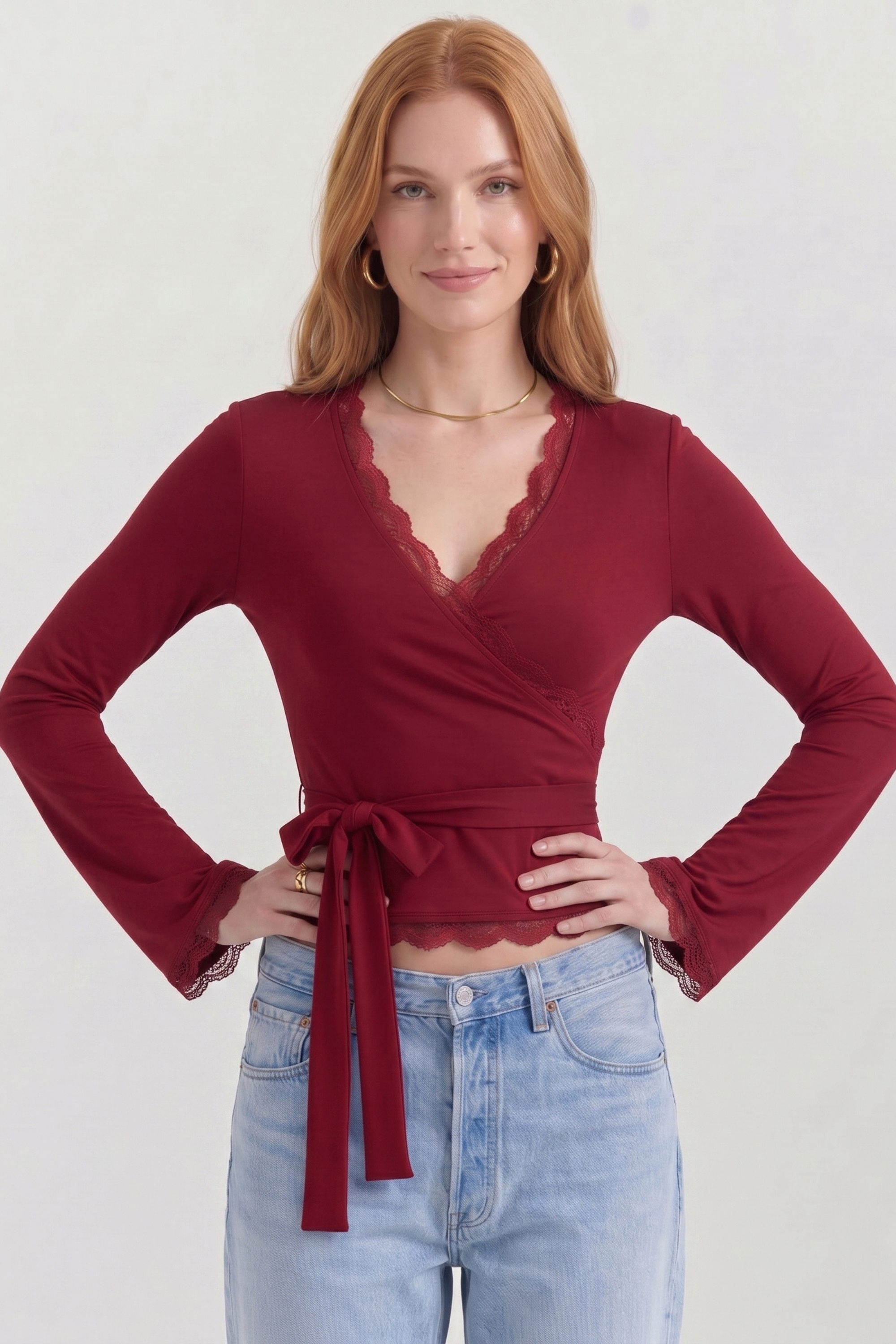 Zaya Crossover-Bluse