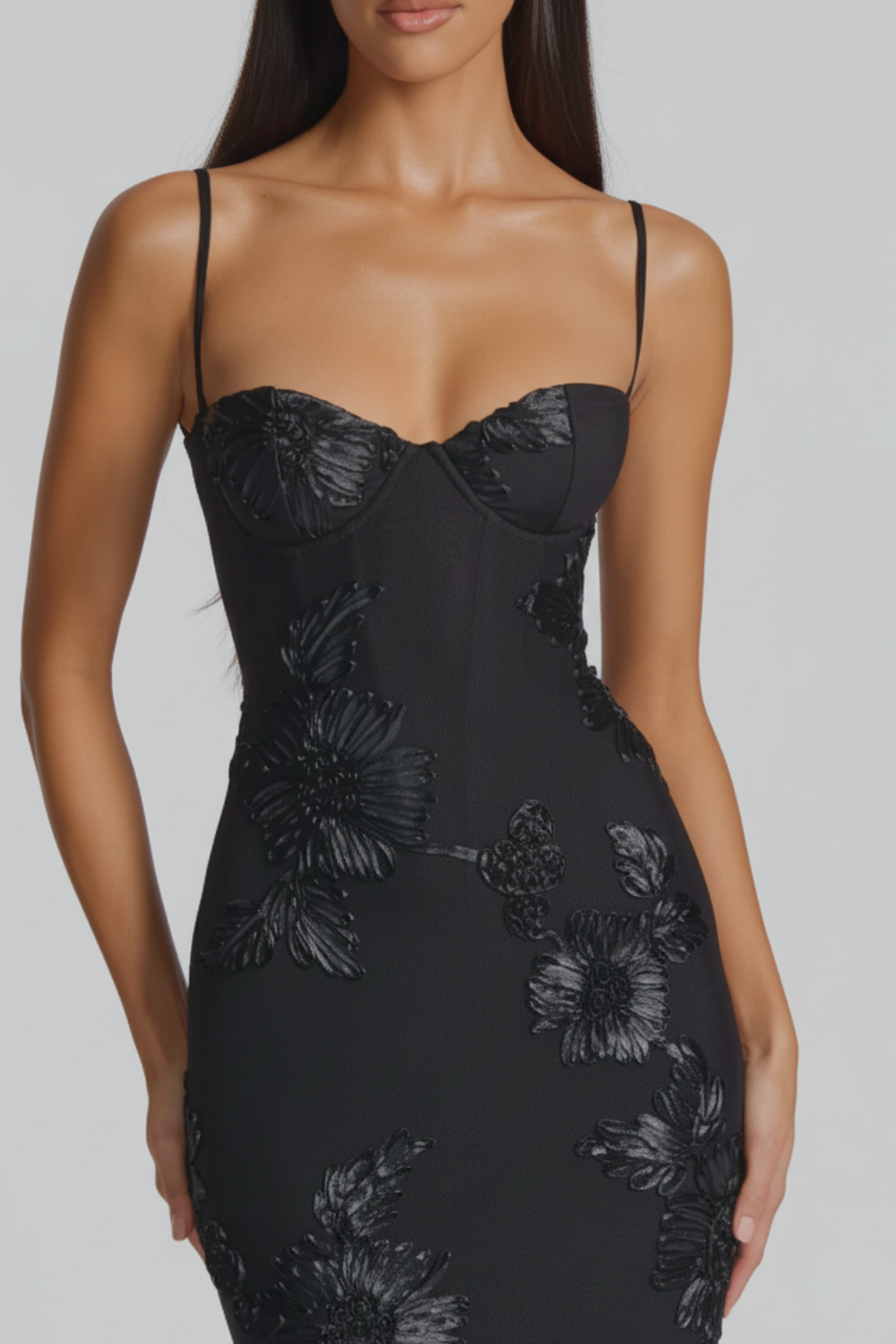 Wiener Bustier-langes Kleid