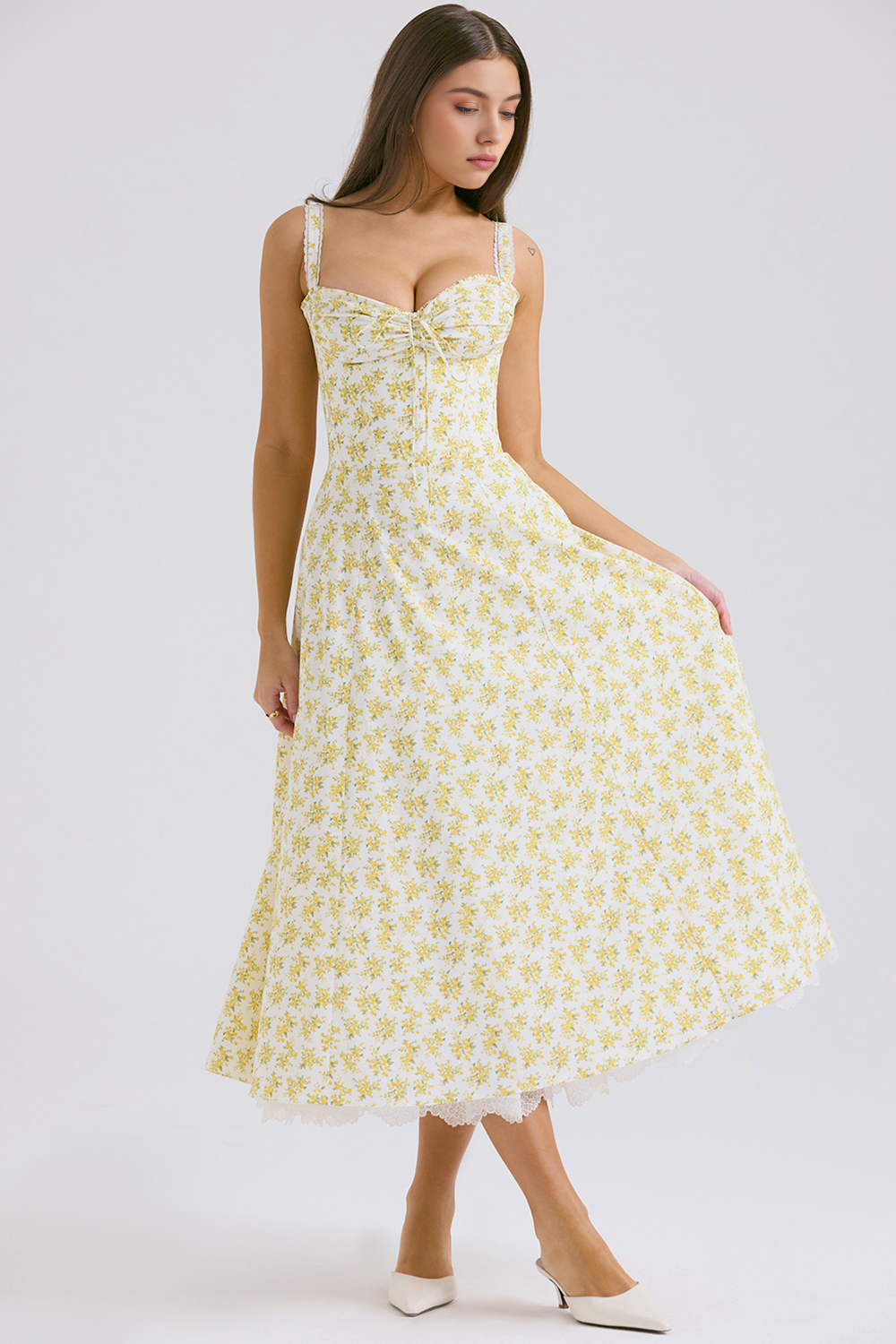 Valentina Spitzen-Bustierkleid